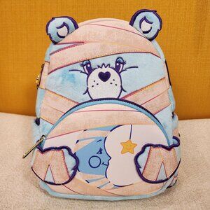 Loungefly Care Bears x Universal Monsters Bedtime Bear Mummy Mini Backpack NEW